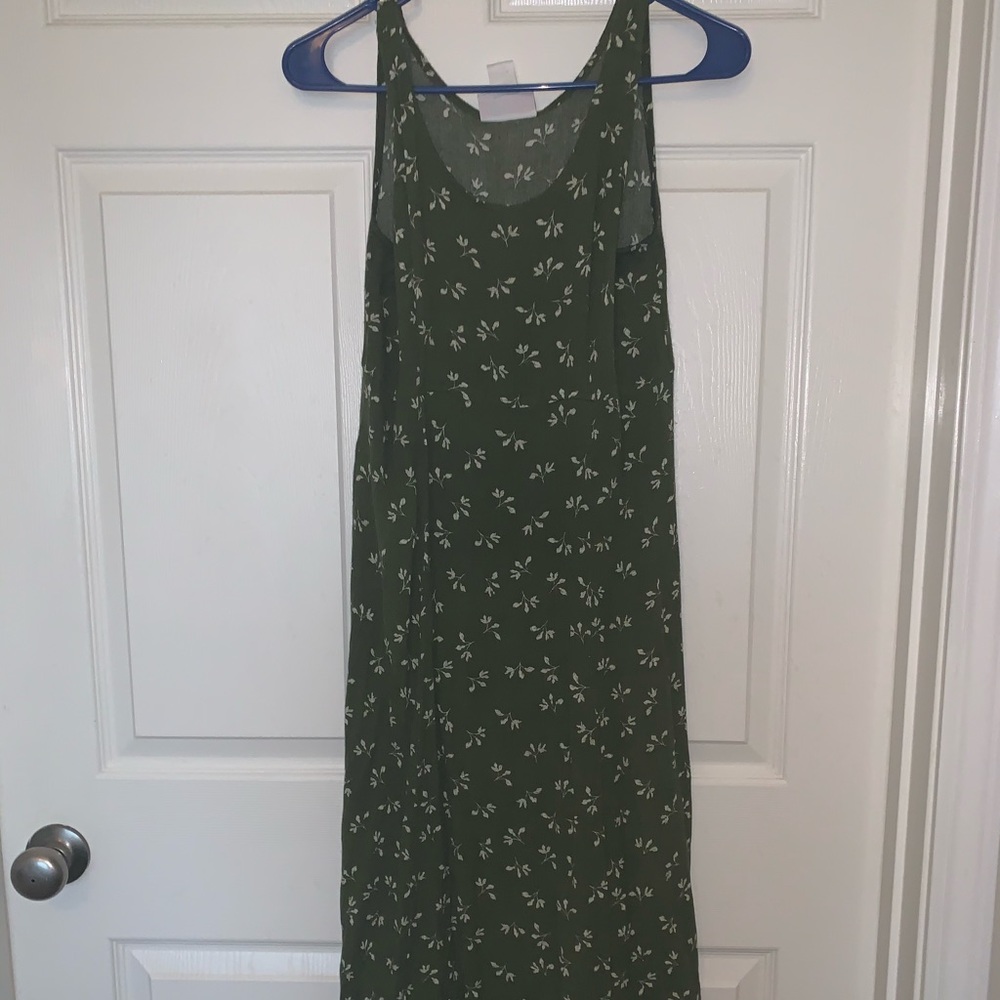 Green Floral Dress